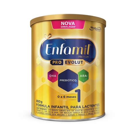 Fórmula infantil em pó Mead Johnson Enfamil Premium 1 em lata de 800g por 2 unidades - 0 a 6 ...