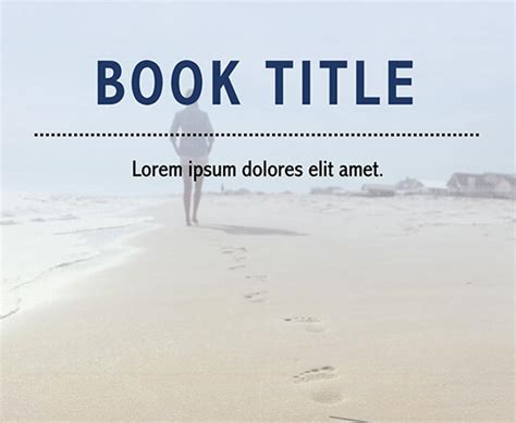 8+ FREE Book Cover Templates (for Word & PowerPoint)