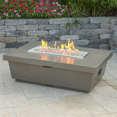 American Fyre Designs Contempo 52-Inch Rectangular Natural Gas Fire ...