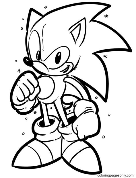 Sonic Coloring Pages - Coloring Pages For Kids And Adults | Cartoon coloring pages, Coloring ...