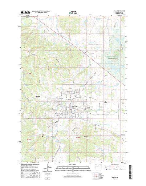 MyTopo Dallas, Oregon USGS Quad Topo Map