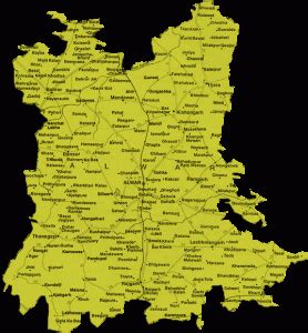 Alwar District Map - View Alwar District Road Map of Alwar District