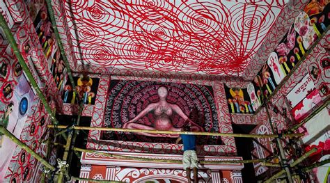 Durga Puja Pandal in Kolkata champions menstrual hygiene