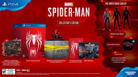 Spider-Man PS4 Box Art Revealed, Collector's Editions Announced