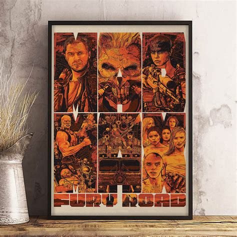 Mad Max Poster, Mad Max Wall Art, Movie Poster, Movie Home D - Inspire ...