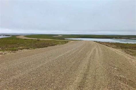 Inuvik Tuktoyaktuk Highway built on shifting permafrost