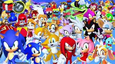 Sonic Characters Wallpapers - Top Free Sonic Characters Backgrounds - WallpaperAccess