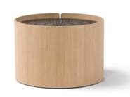 SETACCI Tanned leather coffee table By AMURA | design Elisabetta Furin, Emanuel Gargano, Rosaria ...