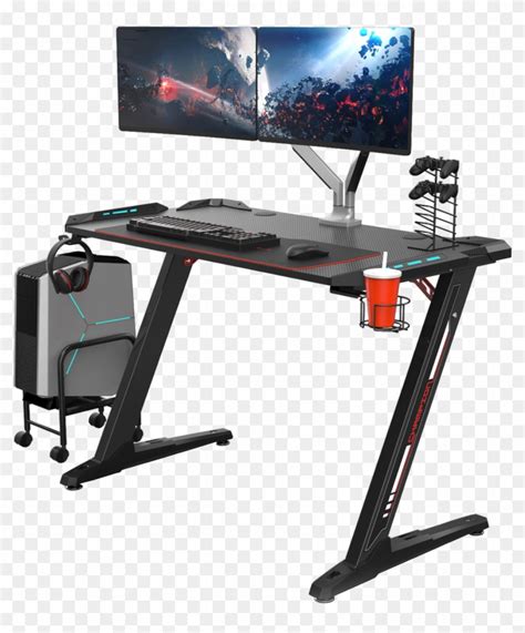 Eureka Z1-s Gaming Desk - Eureka Ergonomic Z1 S Gaming Desk, HD Png Download - 1500x1500 ...