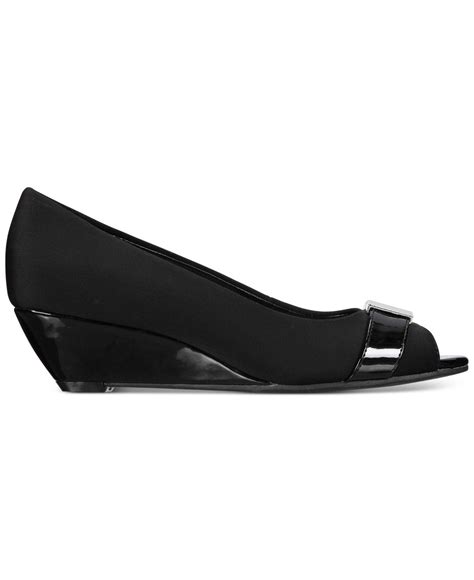 Lyst - Alfani Women's Step 'n Flex Chorde Wedge Pumps in Black