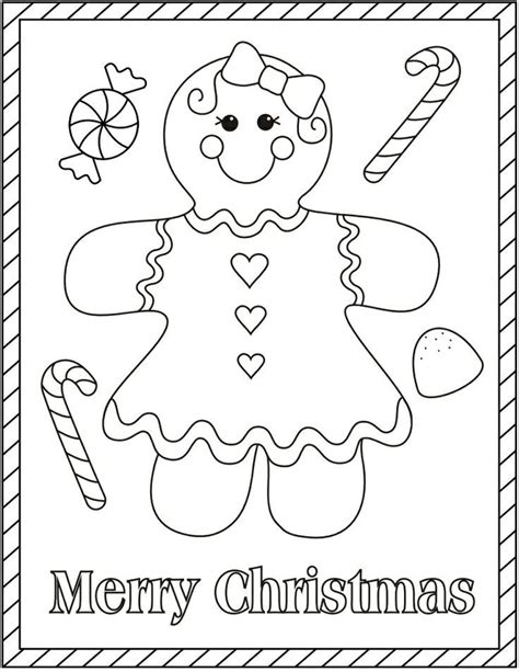 Gingerbread Girl Coloring Page - Coloring Home