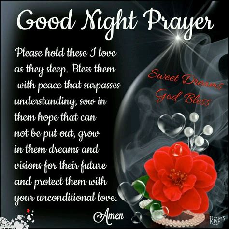 good night prayer quotes for him - Nena Atchison