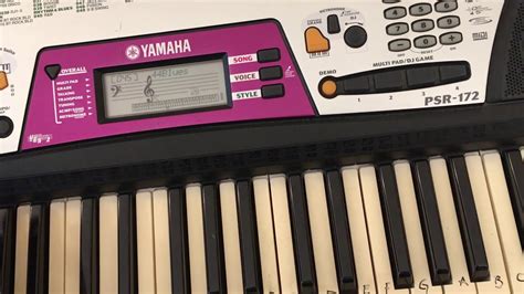 psr 175 yamaha Keyboard - YouTube