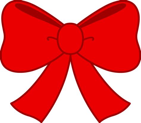 Cute Red Bow Clipart - Free Clip Art