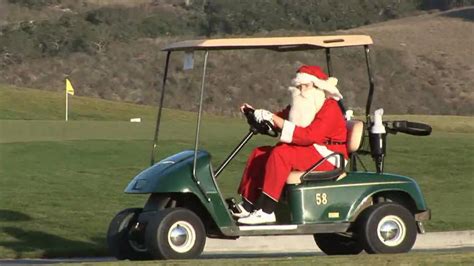 Golfing Santa goes golfing - YouTube