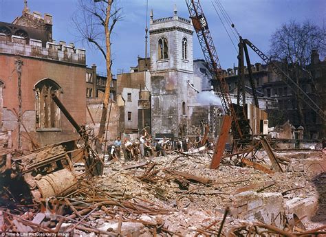 Colour photos of the London Blitz - Stormfront