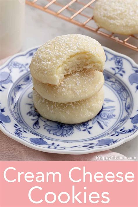 These delicious, fluffy cream cheese cookies from Preppy Kitchen MELT in your mouth and have the ...