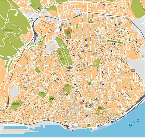 Lisboa Vector Map | Vector World Maps