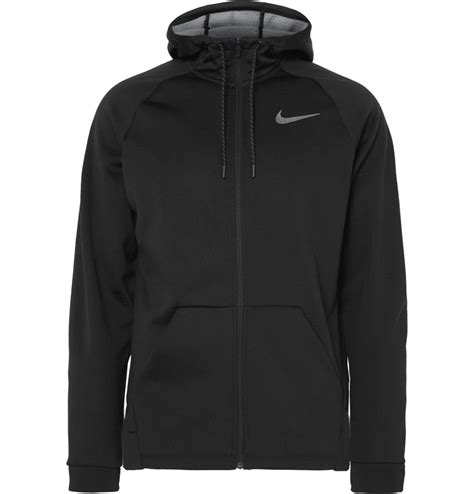 Nike Fleece Therma Sphere Dri-fit Zip-up Hoodie in Black for Men - Lyst