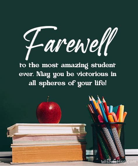 Farewell Wishes For Seniors Students