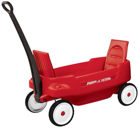 Radio Flyer Pathfinder Wagon for Kids, Garden & Cargo, Red, 39" Base Frustration-Free Packaging ...