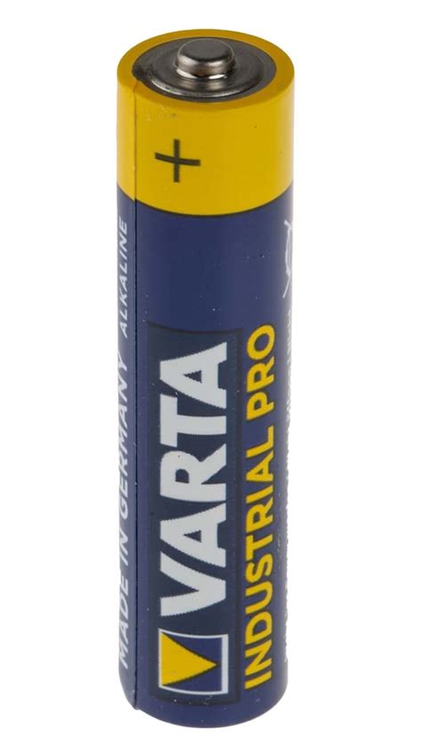 04003 211 111 Varta | Varta Industrial Alkaline AAA Batteries 1.5V, 10 Pack | 803-8410 | RS ...