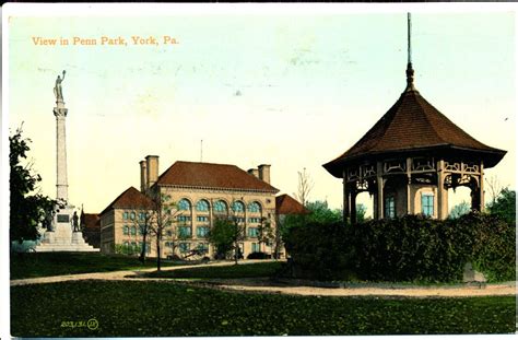 YORK PA - Penn Park - 1907 (With images) | York pa, York, Park