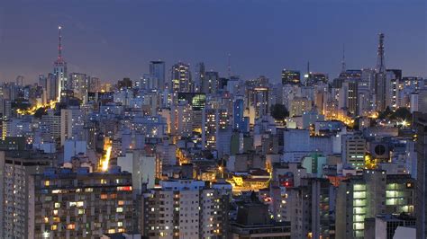 brazil, night, sao, 4K, metropole, city, building, urban, paulo ...