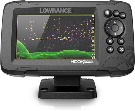 Lowrance HOOK Reveal 5 SplitShot - Trova pesci da 5 pollici con trasduttore SplitShot, C-MAP ...