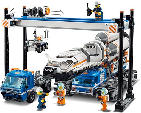 LEGO City 60229 Rocket Assembly Transport Space Port | vlr.eng.br