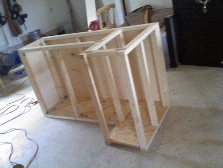 L - Shaped Bar in progress | L shaped bar, Bar plans, Diy home bar