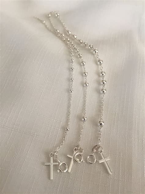 Sterling Silver Rosary Bracelet Rosary Bracelet Rosary - Etsy Canada