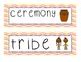 Native American Word Wall Vocabulary Cards by Brooklyn Boggs | TpT