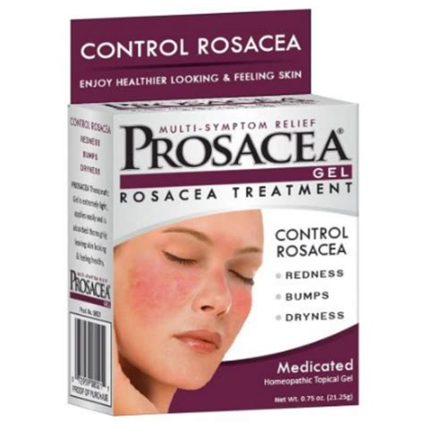 PROSACEA Rosacea Treatment Homeopathic Topical Gel, .75 oz (Pack of 3 ...