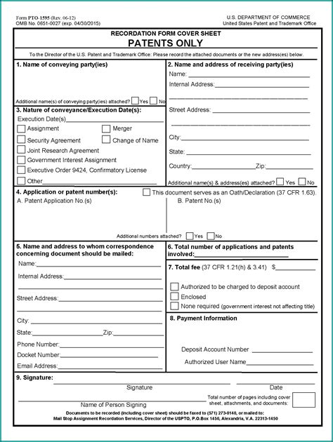 Uspto Provisional Patent Application Forms - Form : Resume Examples # ...