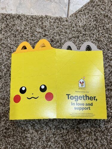 McDonald's Pokemon 2022 Happy Meal Box with Pikachu Ears | #4596788182