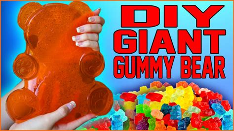 DIY GIANT Gummy Bear! | Make Your Own GIANT Gummy Bear Candy! - YouTube
