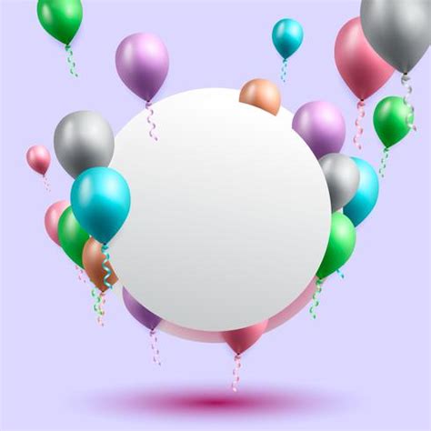 birthday celebration background, birthday balloon wallpaper 547495 Vector Art at Vecteezy