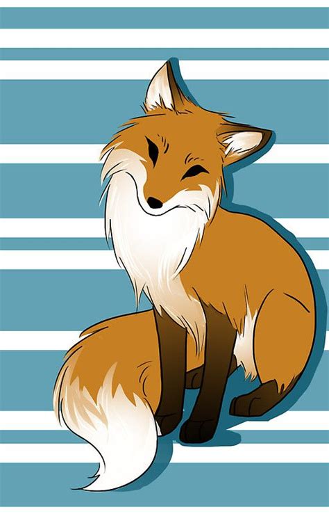 Sitting Fox by espressoself | Fox artwork, Fox painting, Fox illustration