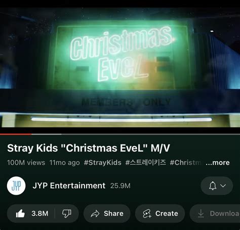 221105 Stray Kids “Christmas EveL” M/V has reached 100M views! : r ...