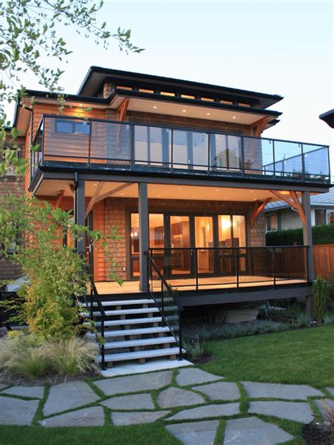 Balcony With Glass Railing | Houzz