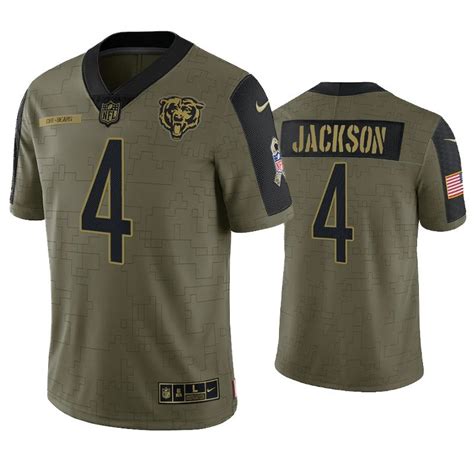 Bears Eddie Jackson 2021 Limited Salute To Service Jersey – US Sports ...