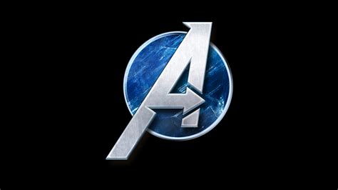 5120x2880 Resolution Marvels Avengers Game Logo 5K Wallpaper - Wallpapers Den