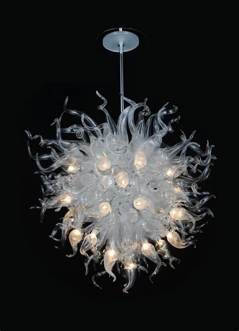 Luxury Chandelier Lighting Hand Blown Murano Glass LED Chandelier Custom Color and Size-in ...