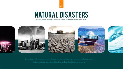 Natural Disasters PPT Background Images