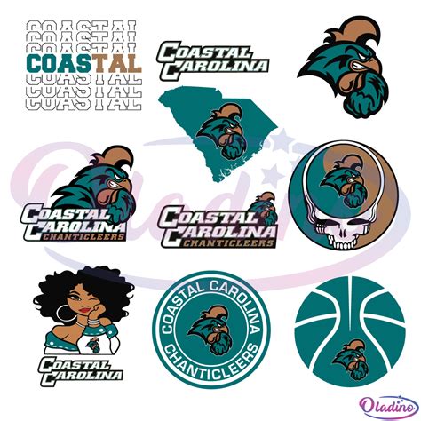 NCAA Coastal Carolina Chanticleers Bundle SVG Digital File, NCAA Svg