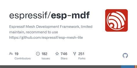 GitHub - espressif/esp-mdf: Espressif Mesh Development Framework, limited maintain, recommend to ...