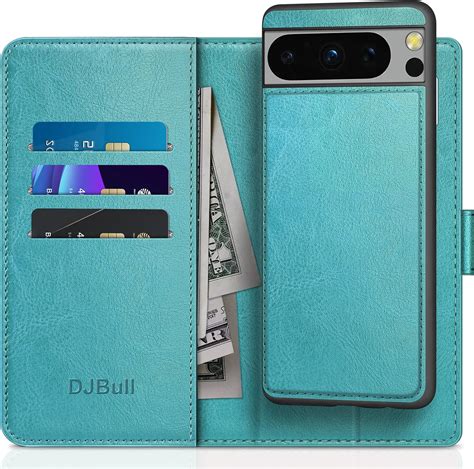 Amazon.com: DJBull for Google Pixel 8 Pro 5G 2-in-1 Detachable Wallet case with Credit Card ...