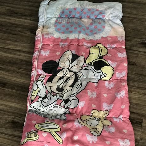 Minnie Mouse Sleeping Bag. Good condition. Has a few... - Depop