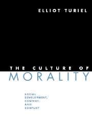 The Culture of Morality